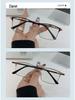 New Fashion Multifocal Business Glasses: Metal Frame, Anti-Blue Light, Optical Reading Frames