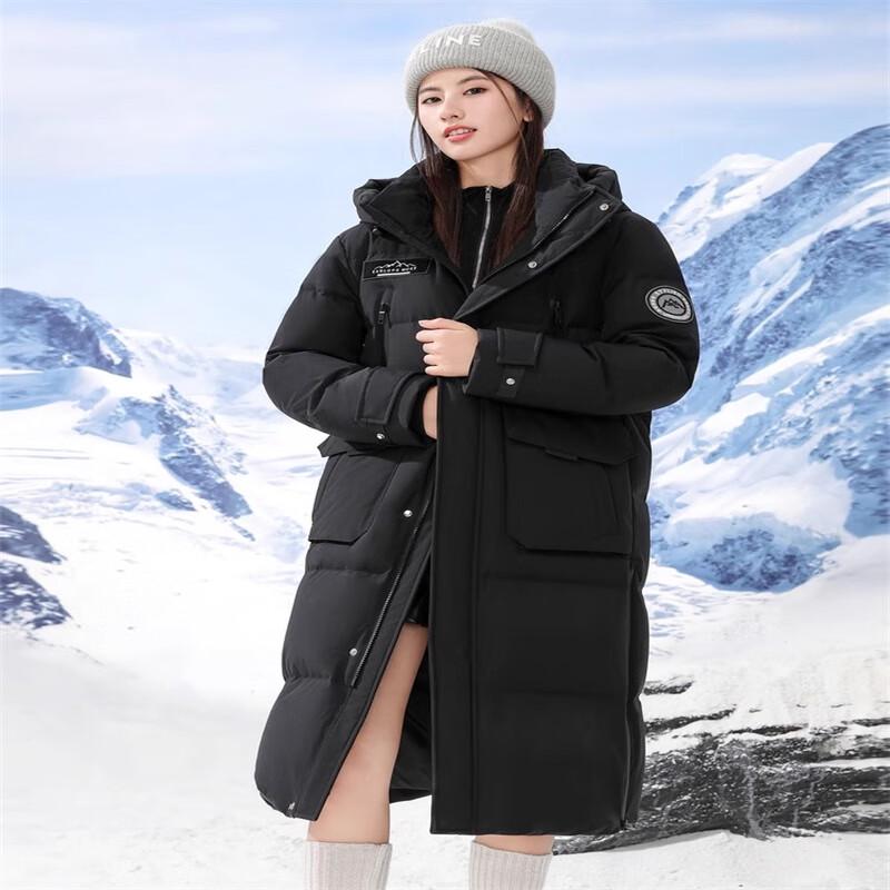 Xuezongfei 2024 Winter Unisex Long Down Jacket X40146806FX