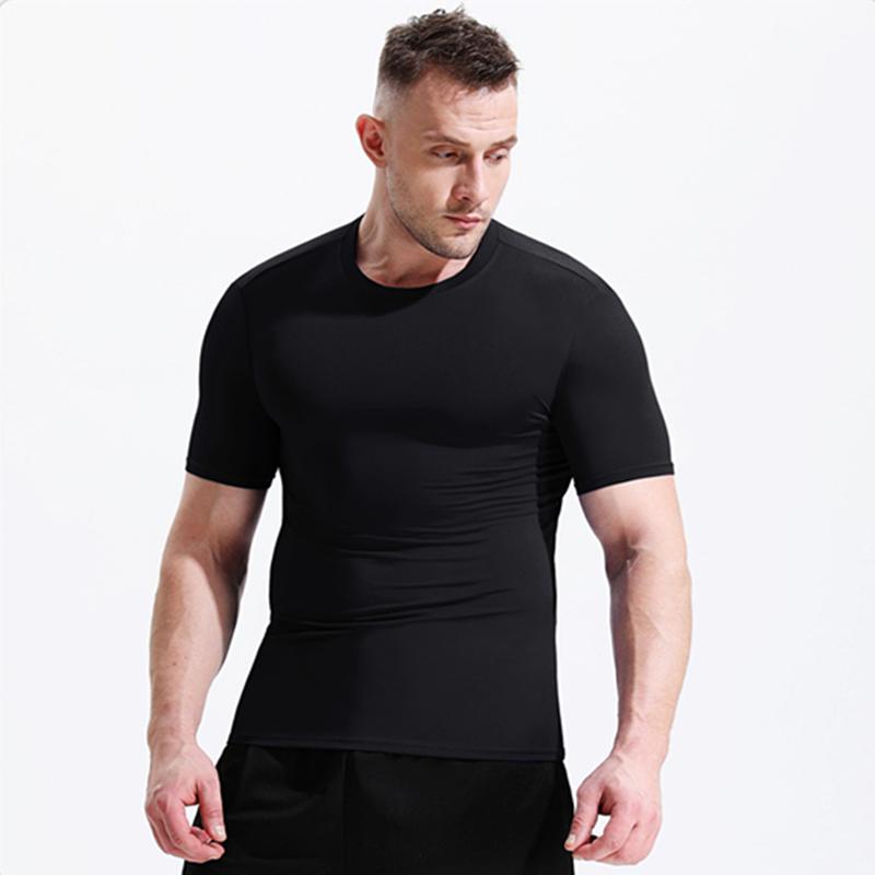 Gym Clothing Men T shirts Fitness Workout Quick-drying Sports Short Sleeve Shirt Running Camping Hiking Tops S M L XL XXL 3XL 4XL