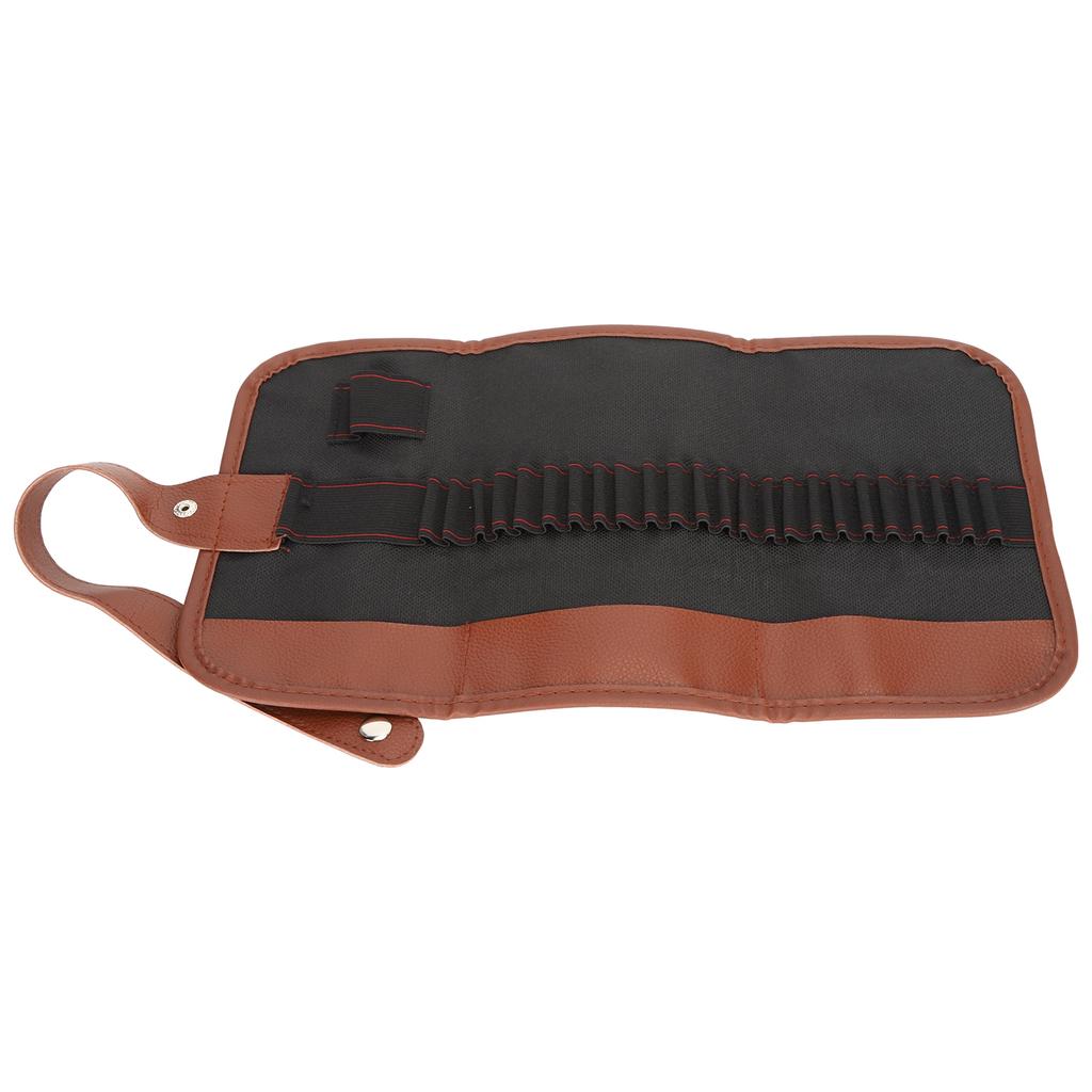 Pen Wrap Roll Pencil Case Canvas Bag Pouch Painting Tools Storage Stationery School Supplies