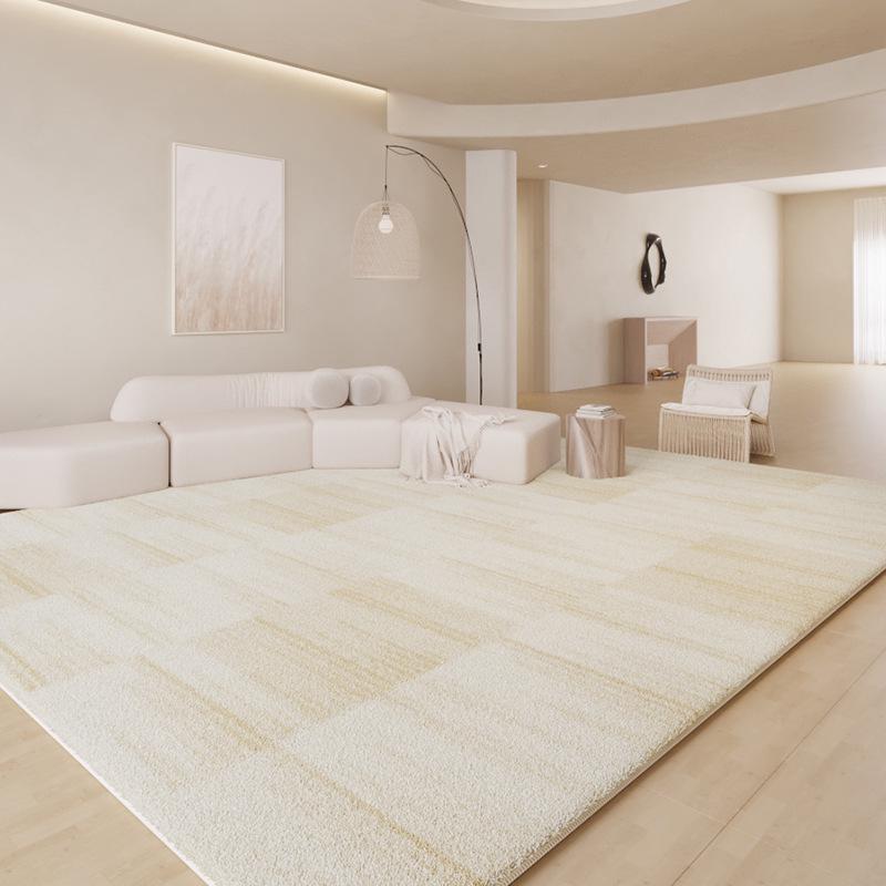 Minimalist Thickened Lambskin Carpet for Living Room, Bedroom, or Bay Window