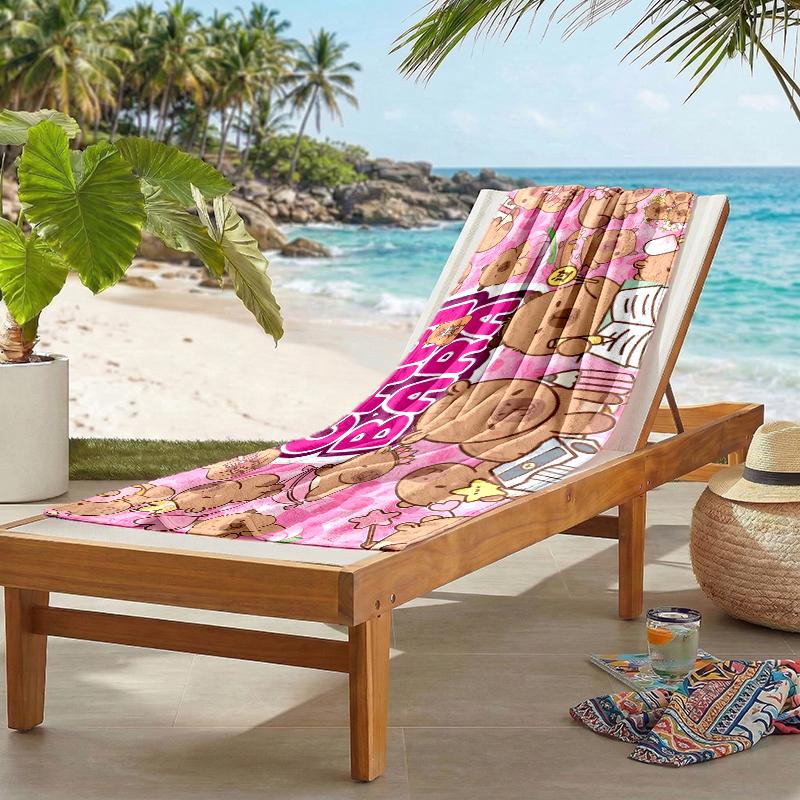 Kapibara Fashion Beach Towel: Ideal for Summer Adventures Soft, absorbent and quick drying suitable for swimming and bathing