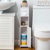 Multi-Layer Wooden Bathroom Storage Shelf and Cabinet