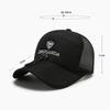 Men's Summer Outdoor Sun Hat Quick-Drying Breathable Mesh Cap Drawstring Baseball Cap Fishing Sunshade Sunscreen Cap