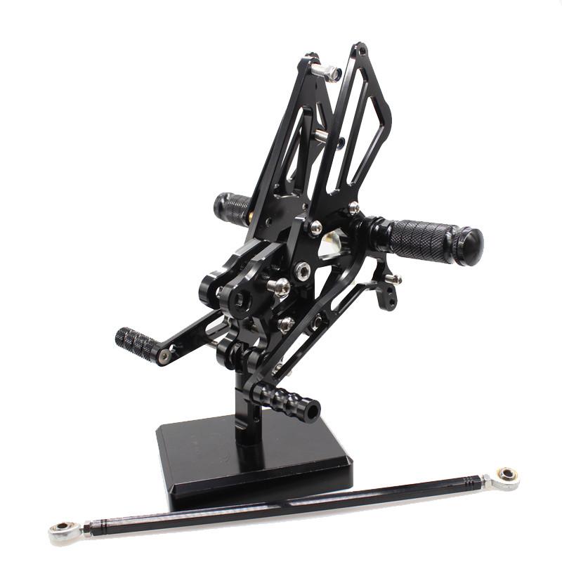 For Kawasaki Ninja ZX-14R ZX14R ZX 14R 2012-2021 2022 2023 2024 CNC Aluminum Rearset Footpeg Footrest Foot Peg Pedal Rear Set чёрный