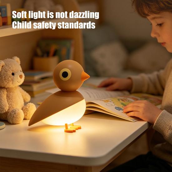 Magnetic Bird Night Light, Motion Sensor Wall Lamp with USB Charging, Stick on Cordless Closet Light for Hallway, Bedroom Decor