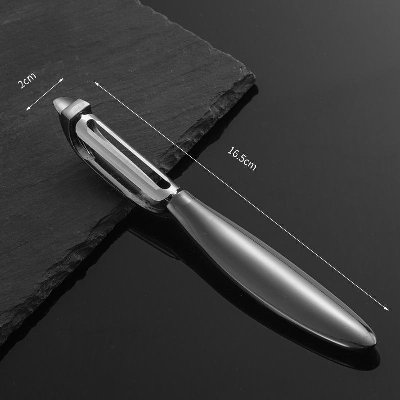 

Многофункциональная овощечистка из нержавеющей стали для фруктов и овощей со слайсером из цинкового сплава