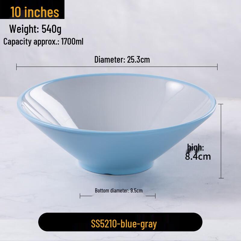 JINMEILI Melamine Nordic Conical Bowl