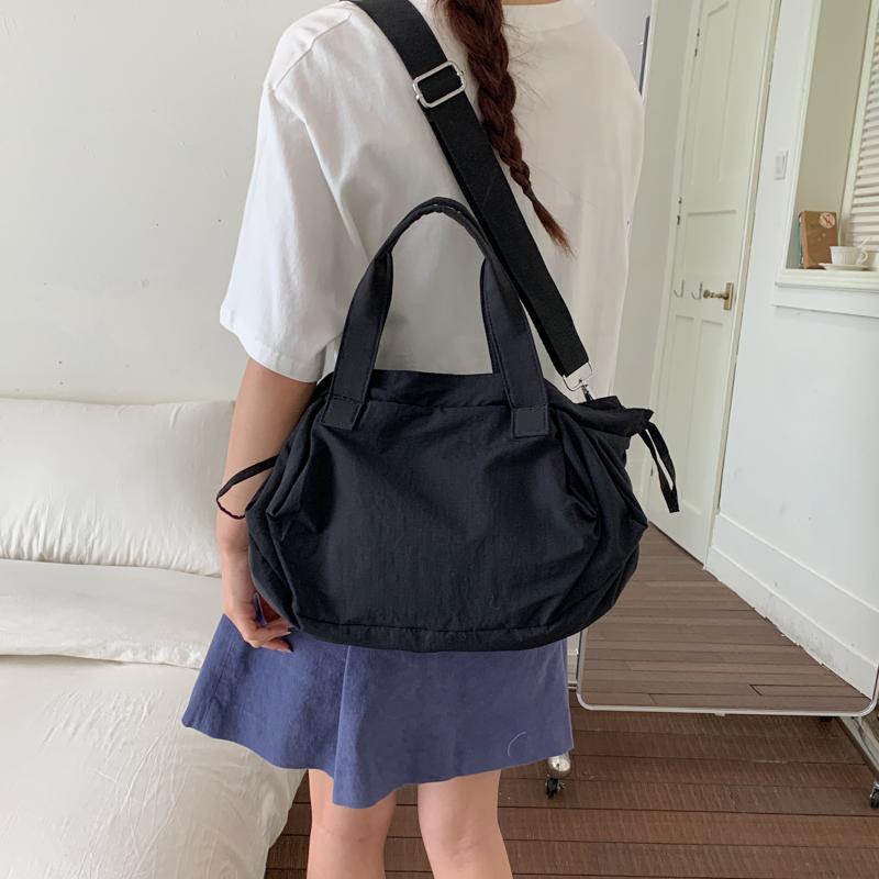 Torebka na ramię Damska torebka crossbody ze ściągaczem Jednokolorowa torba tote