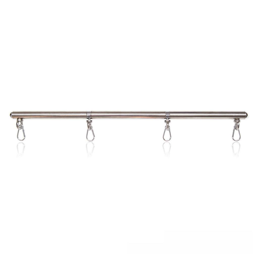 Adult Erotic Stainless Steel Restraint Tube with Detachable Hand & Foot Cuffs