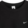 Nike Solo Swoosh Fleece Embroidered Logo Long Sleeve Sweatshirt Unisex Tops Black CV0554-010