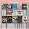 Retro Metal Tin Sign Plaque With Vintage Charm For Bar And Cafe Wall Decor Art