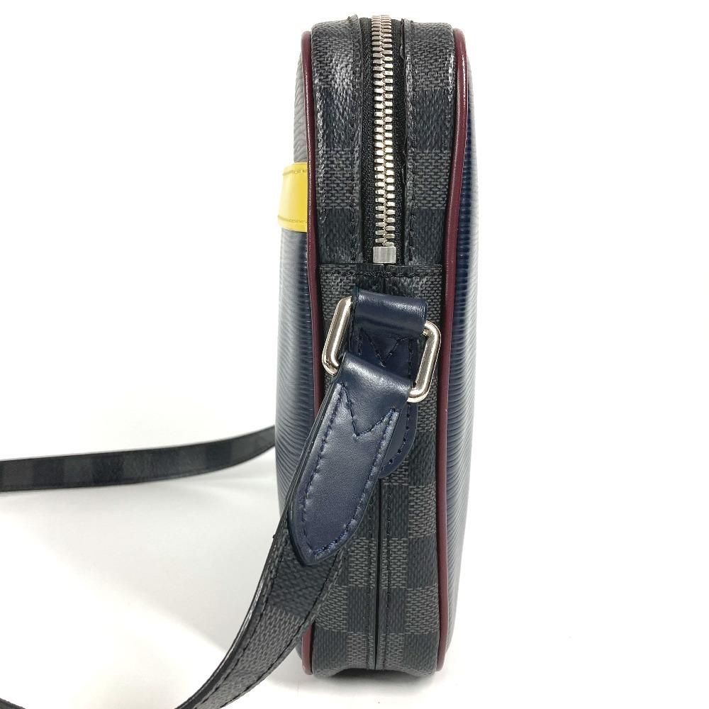 Louis Vuitton M55100 Epi Damier Graphite Danube Slim Bag Pochette Shoulder Bag