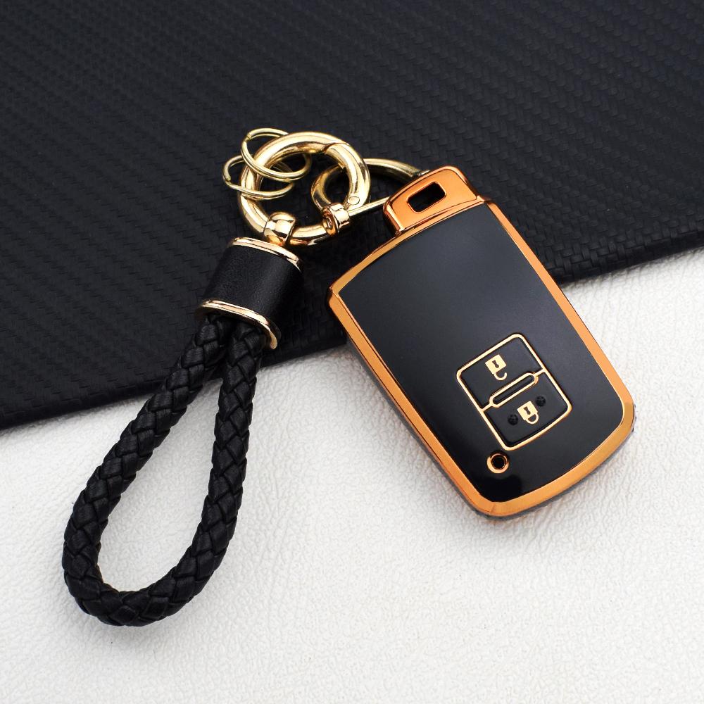 2/3/4 Buttons Anti-Scratch TPU Key Fob Cover for Toyota Camry RAV4 2012-2018 Key Holder Fit For Auris Hybrid Avalon Yaris Verso