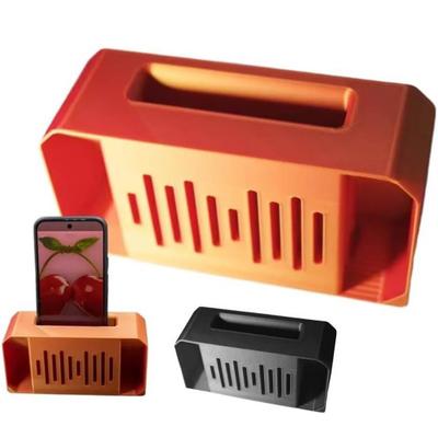 Handyverstärker Passiver Lautsprecher 3D-gedruckter Handyhalter Tragbarer Handy-Verstärker Kein Aufladen erforderlich Handy-Klangverbesserer für Mobiltelefon Handy