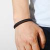 Trendy Leather Braided Bracelet Alloy Magnetic Clasp Bracelets for Men