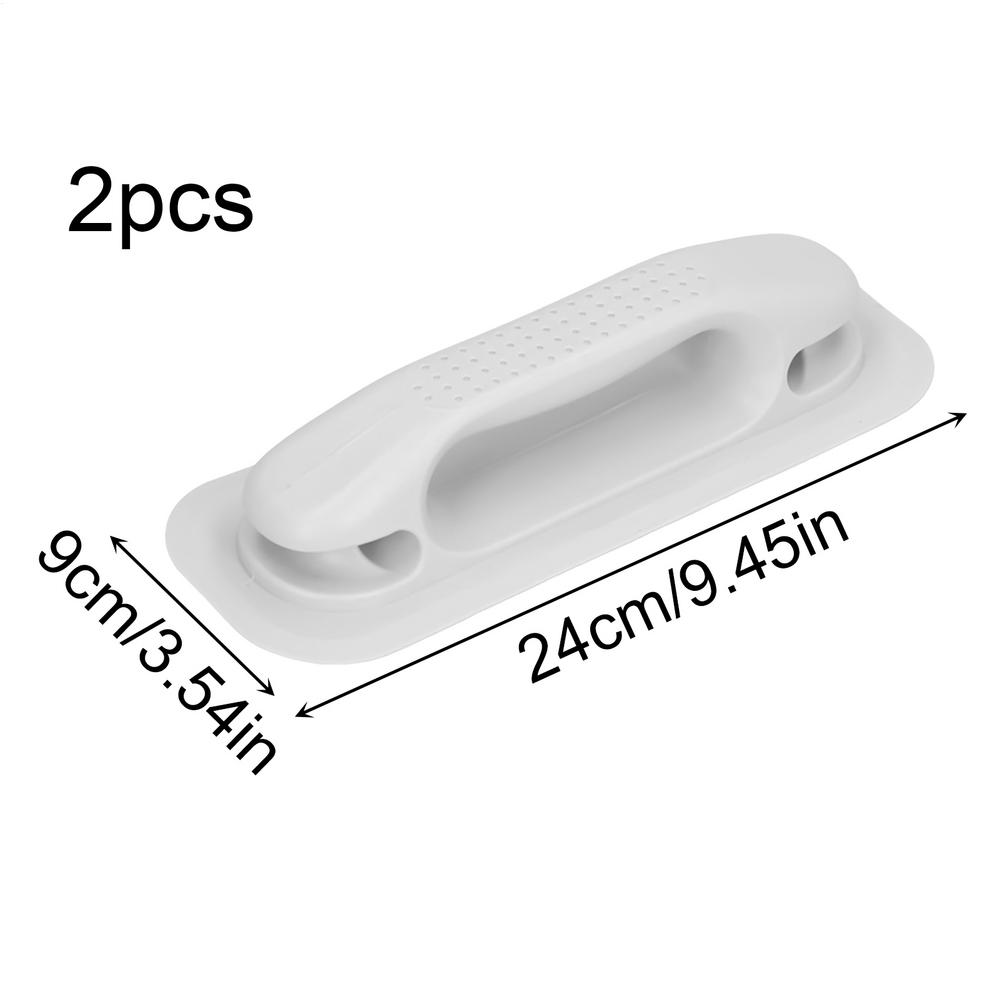 

2pcs Kayak Boat Handle Grab Inflatable Boat Dinghy Raft Side Mount Handle Pad Handle Craft Parts Kayak Fishing Boat Accessories світло-сірий колір