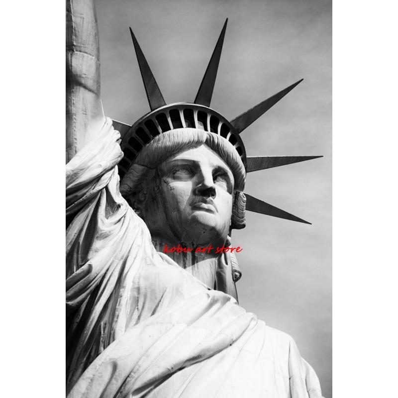 Black and White New York City Posters Prints NYC Modern Landmark Canvas Painting Wall Art Picture for Living Room Home Decor