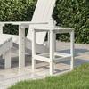 VidaXL Garden Table Adirondack White 38x38x46 Cm HDPE