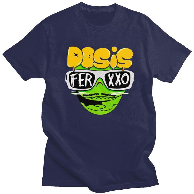 Custom Classic Pop Singer Feid Ferxxo T Shirts Men Short Sleeve Tshirts Streetwear Tee Slim Fit Tshirts Merch