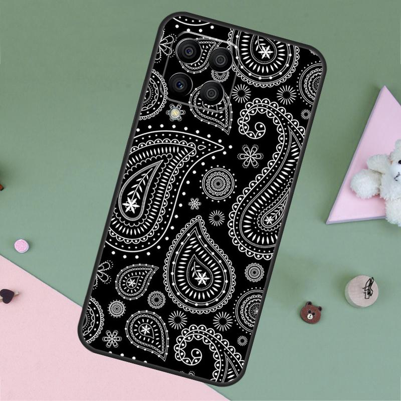 Paisley Bandana For Samsung Galaxy M11 M21 M31 M12 M13 M14 M15 M35 M34 M54 M33 M53 M32 M52 M06 M16 M55 Case
