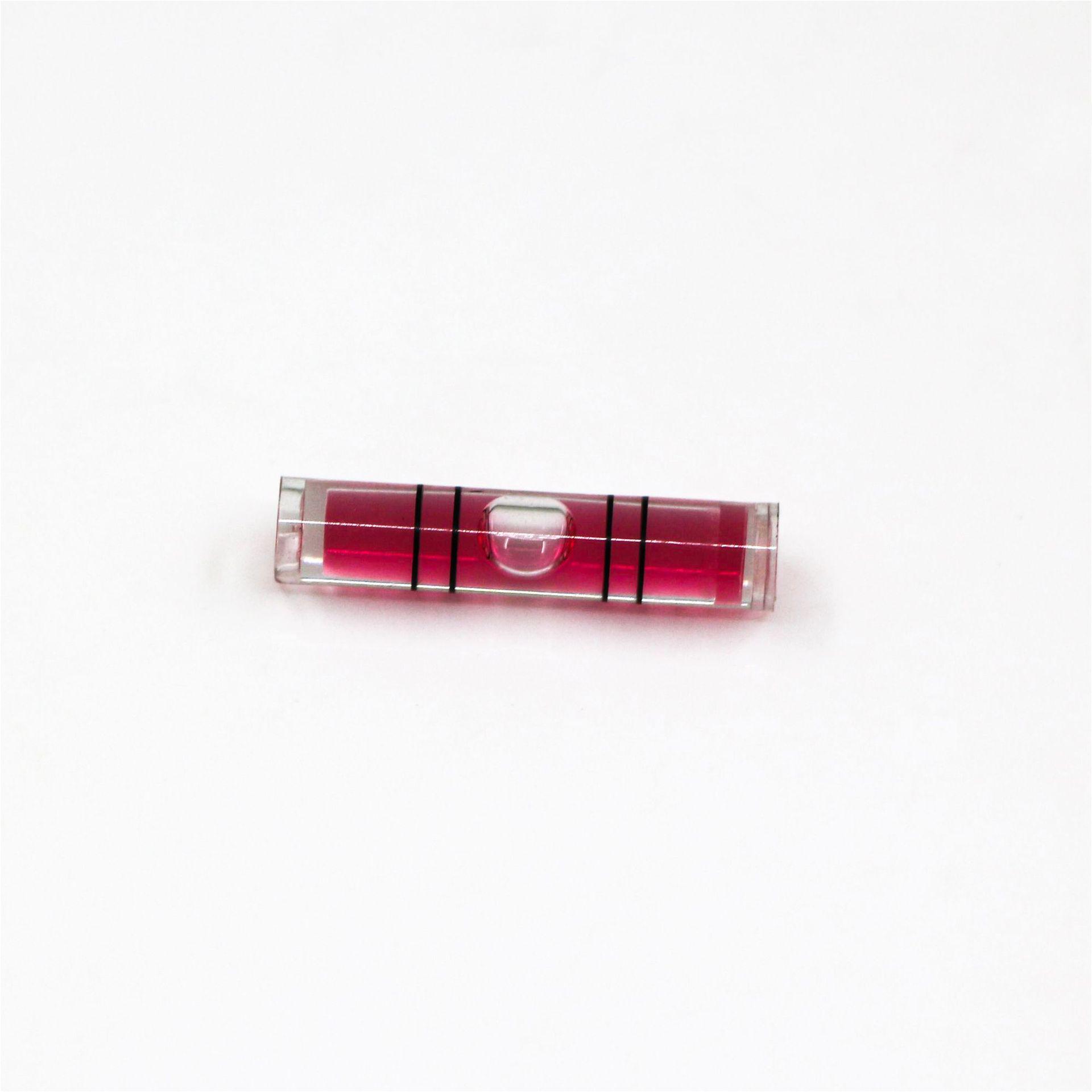 Cylindrical Bubble Level 6.3x29 - Horizontal Water Level Ruler & Bracket Accessories E18