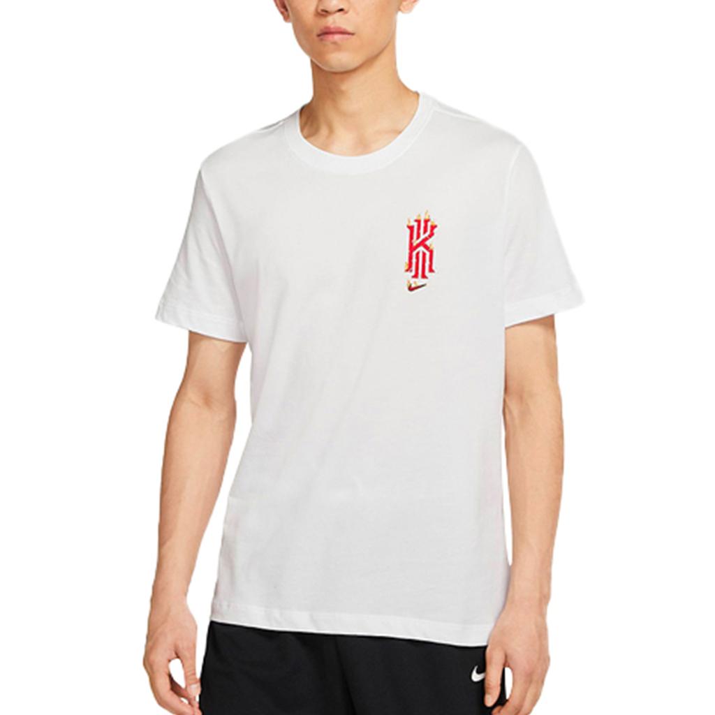Nike Kyrie Irving Printed Crew Neck Sports Short-Sleeve T-Shirt Men Tops White DJ1567-100