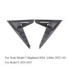 Side Camera Cover for Tesla Model 3+ For Model Y Juniper 2025 Thunder Fender Flanks Wing Blade Panel Spoiler Covers Accessories