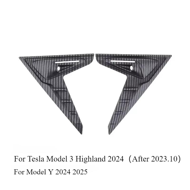 Side Camera Cover for Tesla Model 3+ For Model Y Juniper 2025 Thunder Fender Flanks Wing Blade Panel Spoiler Covers Accessories