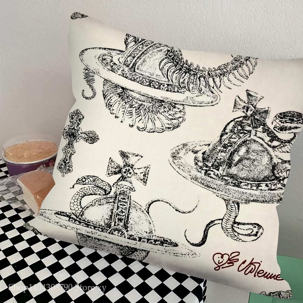 

1pc Brand V-VivienneS Fashion W-West-woodS Pillow Bedroom Sofa Leisure Comfort Cushion Car Living Room Home Decoration 24x24Inch
