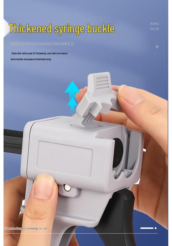 Manual Wireless AB Glue Gun: Single & Double Component Plastic Push-Type Caulking Gun