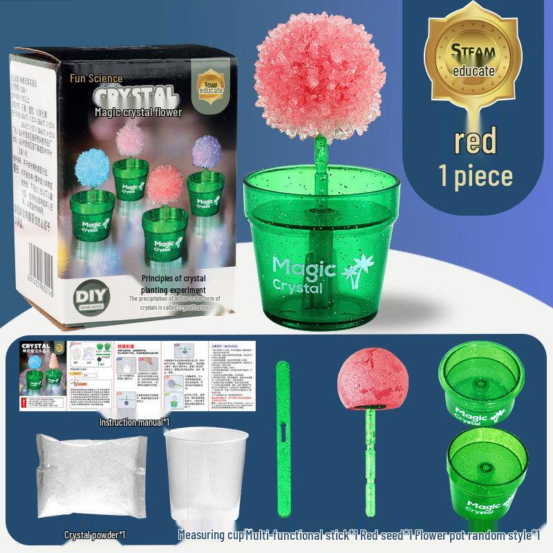 Children's Crystal Growing Science Kit: STEAM Educational Toy for Primary Students