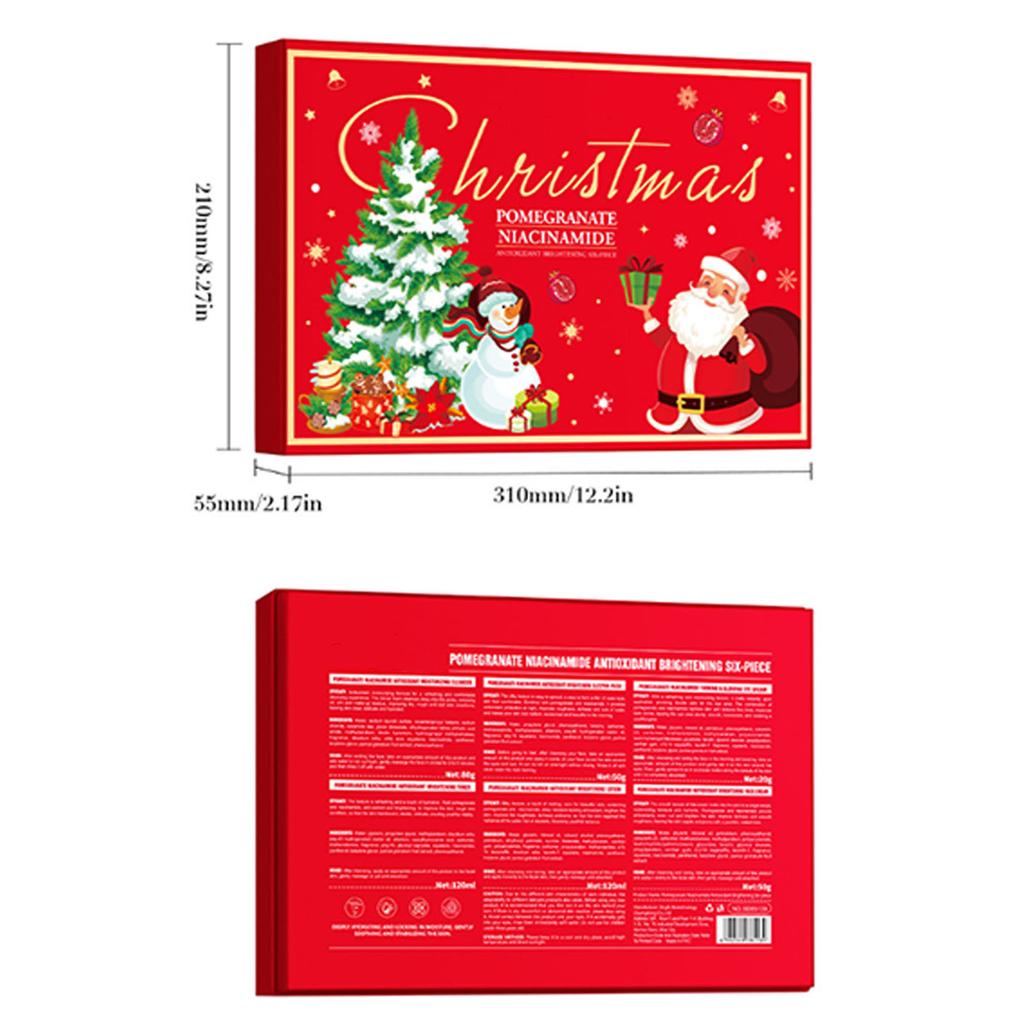 Toner Nährende Lotion Reinigendes Gesichtswaschgel Übernacht-Schlafmaske Reparierende Augencreme Schützende Gesichtscreme Feiertags-Weihnachtsgeschenk