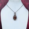 Tree of Life Red Fire Labradorite Pendant Copper Wire Wrapped Pendant Gemstone Pendant Copper Wire Jewelry Gifts for Women Handmade Pendants