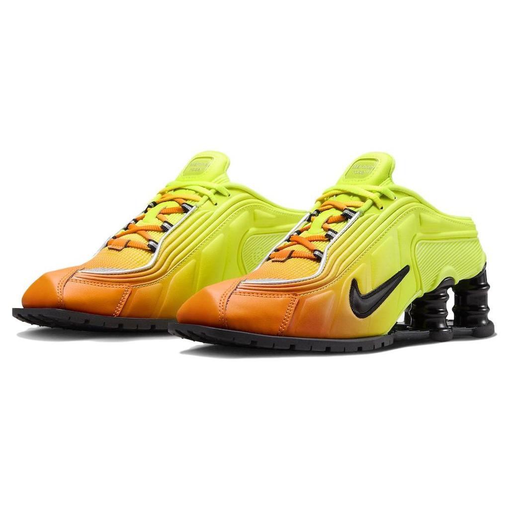 Martine Rose x Nike  Shox Mule MR4 Safety Orange Women Sneakers Black Metallic-Silver DQ2401-800
