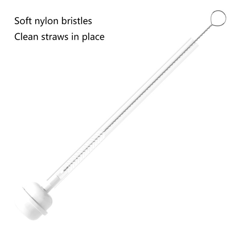 Nylon Bottle Straw Household Cleaning Brush Set Kitchen Cleaning Brushes Tube Bottle Straw Washing Cleaner