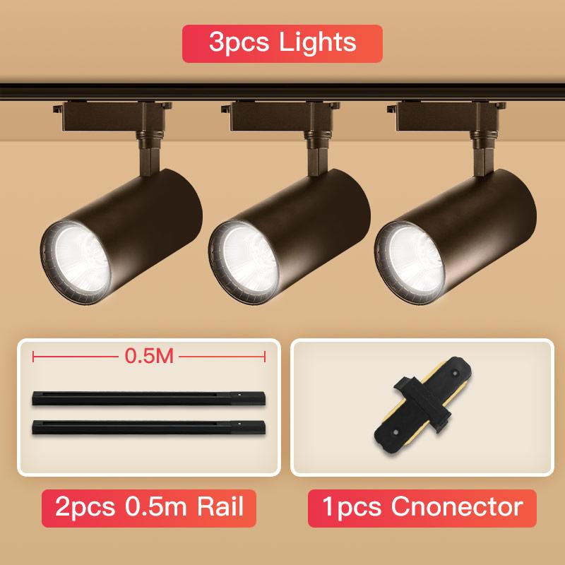 RGB Track Light Hanging Chandelier Ceiling Lamps Home Living Room Clothing Lamps Store Lighting LED RBG Track Spotlight Spot Led