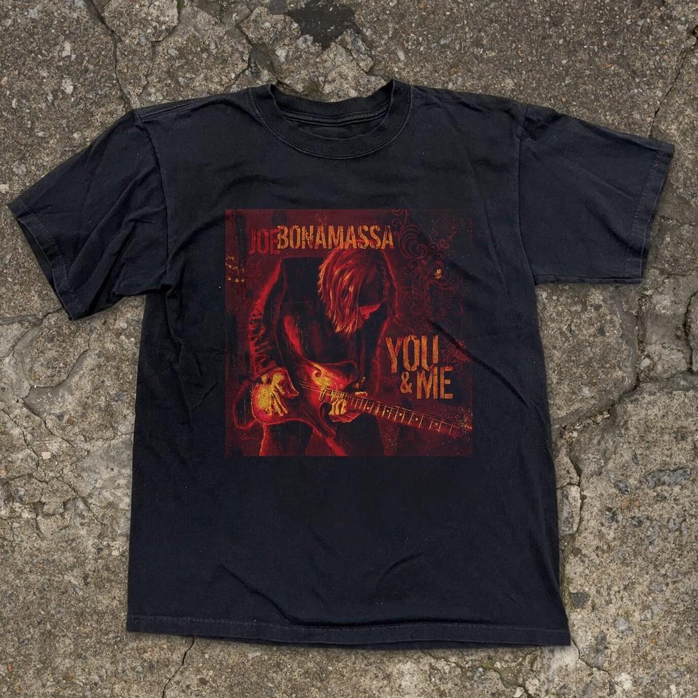 JOE BONAMASSA You And Me Unisex Black T-shirt Size S-5XL Unisex T-Shirt S