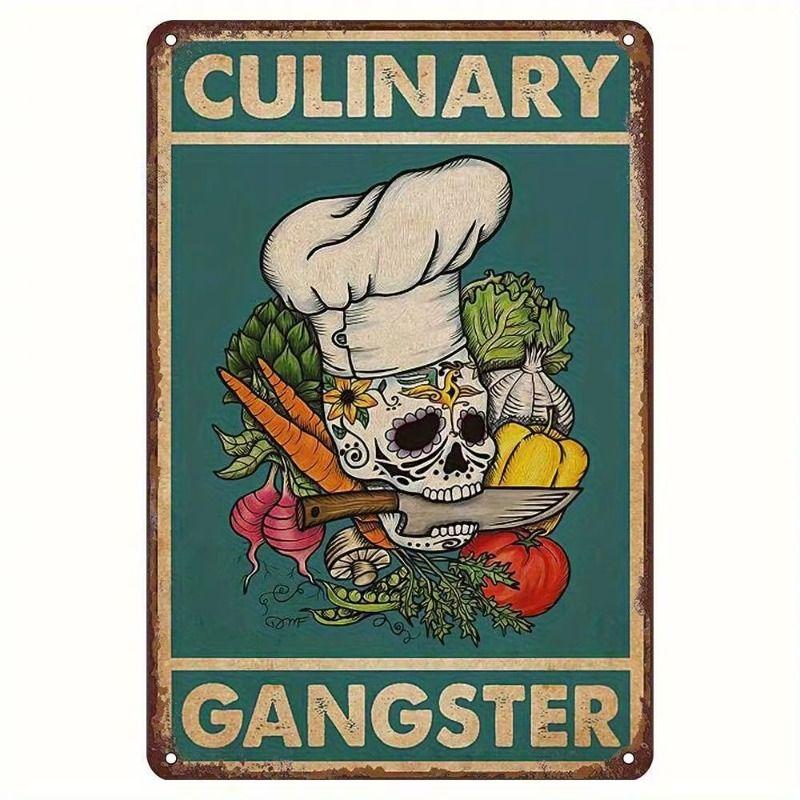 1 pcs Retro Metal Tin Sign Garage Man Cave Bar Wall Decor 20x30 cm