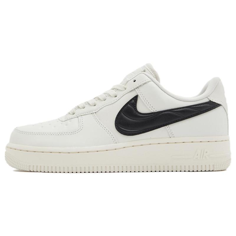 Nike Air Force 1 '07 Quilted Swoosh 'Beige Black' Women's Sneakers FV1182-001