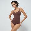 Super Elastic Lycra Seamless Thong Bodysuit: One-Piece Yoga Suit & Tummy Control Tank Top Shapewear Jumpsuit