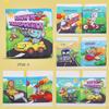 Cloth Books, Baby , Animals Crinkle Sensory Book Crib Toy for Early Development Learning Infants