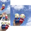 Cute Cartoon Ultraman Plush Keychain Mini Soft Toy Keyring Bag Accessory