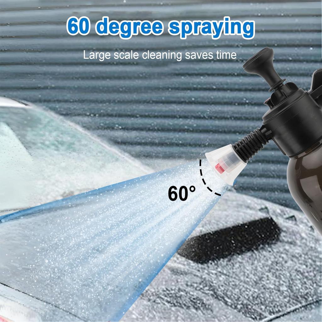 2L Foam Blaster High Pressure Multipurpose Robust Construction Foam Pump Sprayer for Car Home Garden