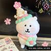 For 13cm Joke Bear Doll Clothes Fashion Clothes Hat Doll Clothes Color Match Triangular Scarf Dolls Accessories Cute Decoration Little Clothes