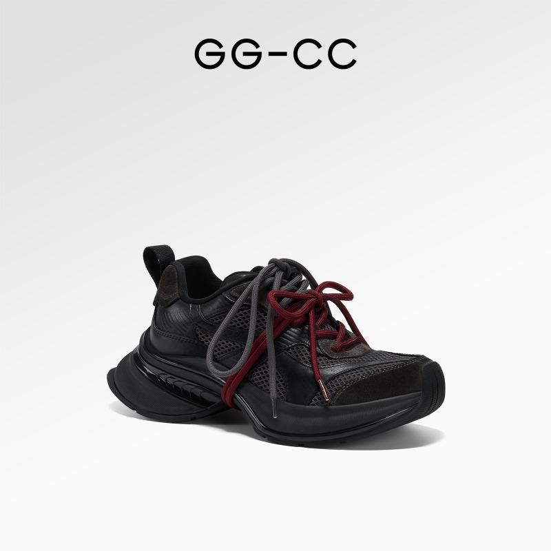 

Dad shoes silver core storm women s autumn and winter versatile thick sole heightening color matching straps sports and leisure shoes 40 чёрный