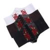 Women'S Corset Belt Gothic Fashion Pu Flower Embroidery Cummerbunds Female Slimming Waist Band Vintage Black Wide Belt For Girl