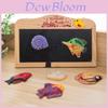 Wooden Animal Magnet Set With Round Design For Home Decor And Gift Giving