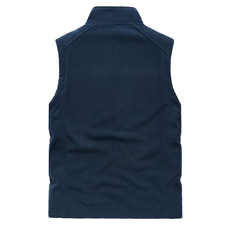 Men Warm Fleece Vest Jacket Winter Hooded Sleeveless Waistcoat Autumn Fashion Casual Vest Waistcoat Jacket Men