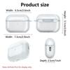 Full Protective Earphone Case TPU Earbuds Cover Soft Transparent Protective Case for AirPods Pro 3